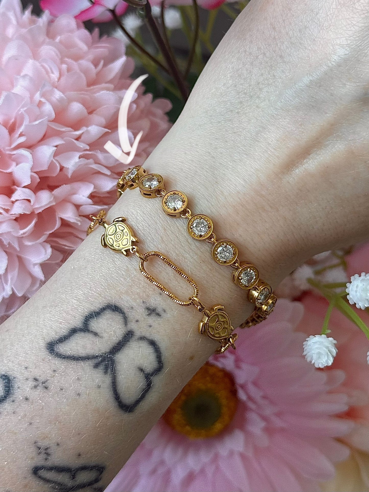 Bracelet strass rond