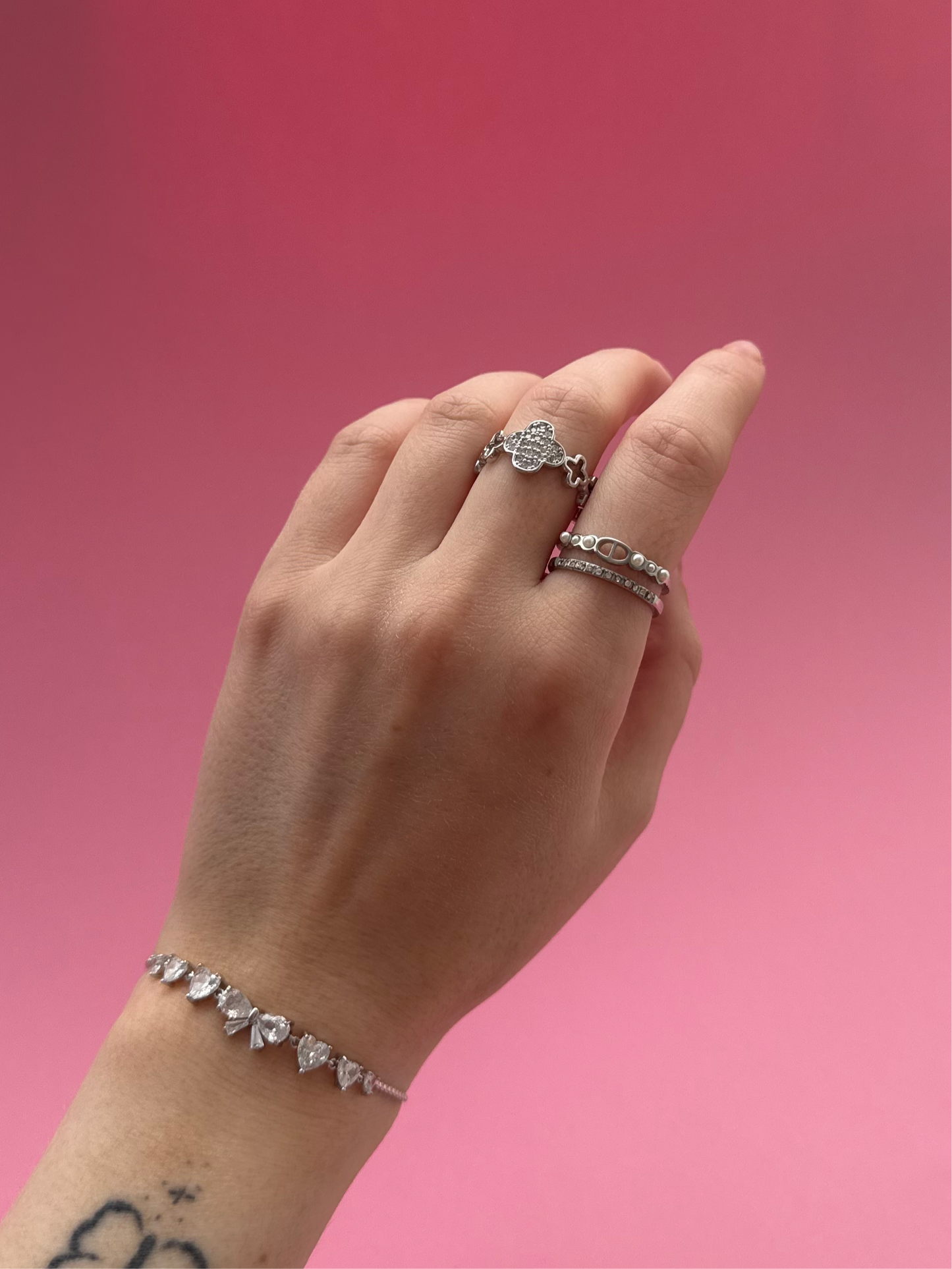 Bague trèfle