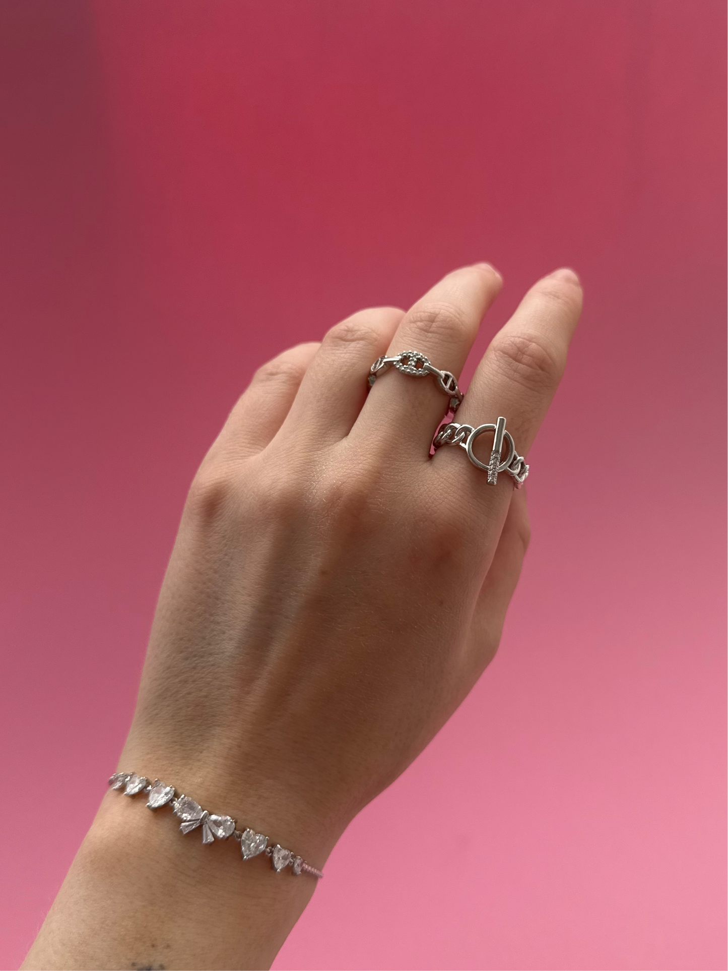 Bague chaîne