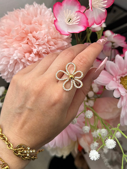 Bague fleurs